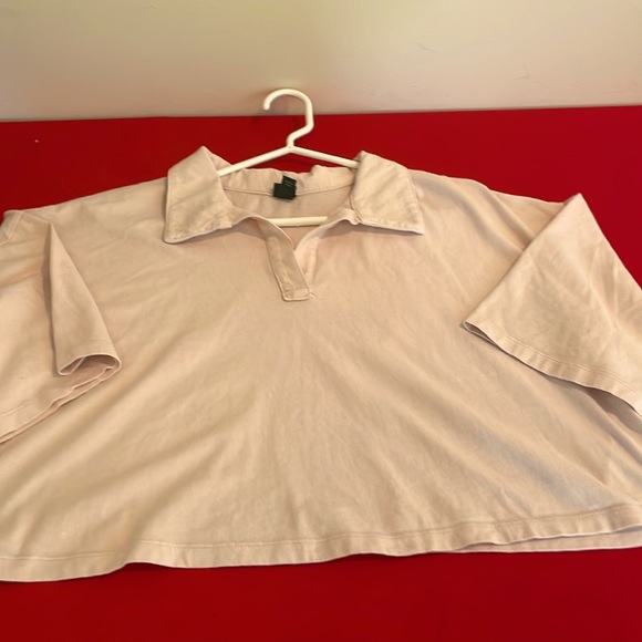 DUSTY ROSE CROPPED T SHIRT (XXL) - Picture 3 of 7